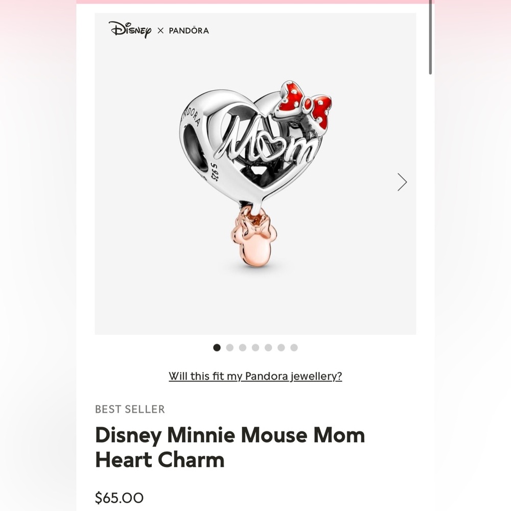 Pandora Disney Charms with Bracelet - Silver - Picture 6 of 7